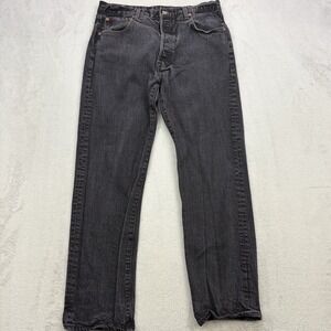 Levis Jeans Mens 33x30 501 93 Premium Button Fly Regular Straight Big E Faded